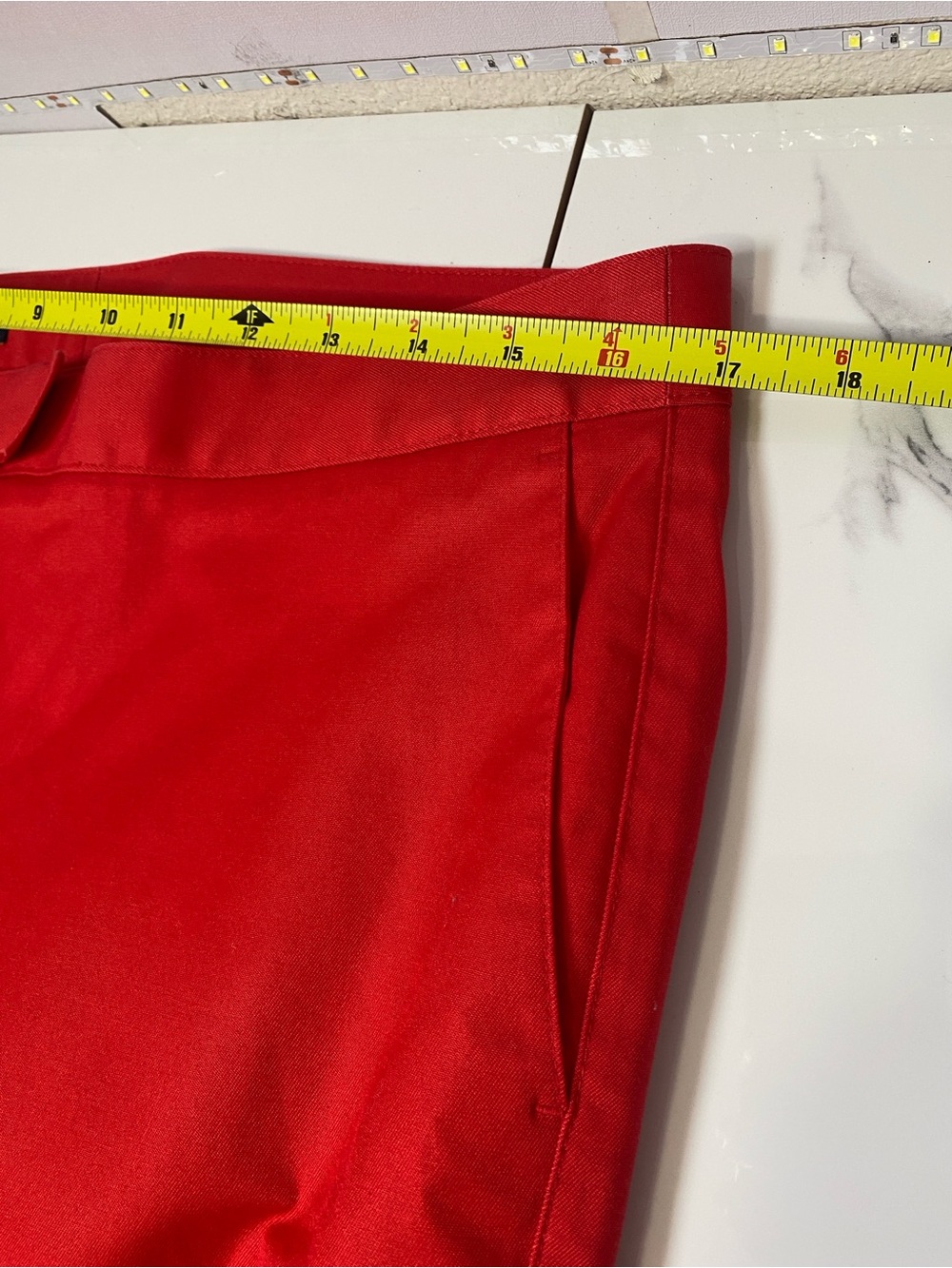 Brooks Brothers Stretch Cotton Advantage Chino Pants Size 10 Red Flattering Fit - Picture 8 of 11